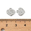 Brass Micro Pave Cubic Zirconia Pendants KK-D106-04P-2