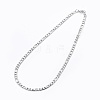 304 Stainless Steel Figaro Chains Jewelry Sets SJEW-E328-06-5