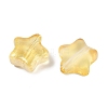 Transparent Spray Painted Glass Beads X1-GLAA-NH0003-01D-2