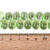 Baking Paint Transparent Glass Beads Strands GL-N005-02A-D06-4