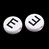 Opaque Acrylic European Beads AC-CBA3BDD-01E-2