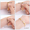 2Pcs 304 Stainless Steel Plain Bangles BJEW-UN0001-49-5