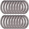 20Pcs Zinc Alloy Spring Gate Rings FIND-SP0004-30B-7