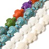 Synthetic Turquoise Beads Strands G-E456-35D-8x10mm-1