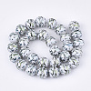 Electroplate Glass Beads Strands EGLA-S177-09B-04-2