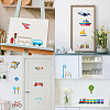 16 Sheets 8 Styles PVC Waterproof Wall Stickers DIY-WH0345-184-6
