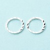 Brass Linking Rings KK-F831-018C-S-RS-3