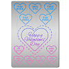 Valentine's Day Stainless Steel Metal Cutting Dies Stencils DIY-WH0289-090-1