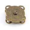 Iron Purse Snap Clasps IFIN-R203-69AB-2
