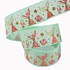10 Yards Polyester Grosgrain Ribbon OCOR-WH0077-52A-1