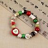 Handmade Porcelain Beaded Stretch Bracelets FS-WG33B94-08-1