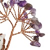 Natural Amethyst Chips Tree of Life Decorations DJEW-A017-01I-4