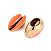 Electroplated Cowrie Shell Beads SSHEL-M023-05E-2