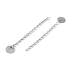 Non-Tarnish 304 Stainless Steel Chain Extender STAS-I304-26B-P-2