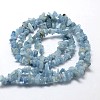 Natural Dyed Aquamarine Beads Strands G-F328-32-2