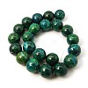Synthetic Chrysocolla Beads Strands G-L529-B01-12mm-4