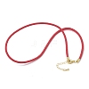 3MM Nylon Milan Cord Necklace Making NJEW-H084-01G-35-1