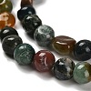 Natural Indian Agate Beads Strands G-P497-01E-89-4