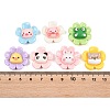 Animal Theme Resin Cabochons RESI-B048-02-3