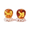 Inner Flower Handmade Lampwork Beads LAMP-Q039-13C-1