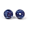 Independence Day Theme Wood European Beads WOOD-Z005-01C-01-2