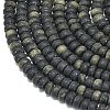 Natural Golden Sheen Obsidian Beads Strands G-P575-A29-6x4mm-3