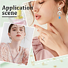 50Pcs 304 Stainless Steel Stud Earring Findings STAS-SC0008-58-5
