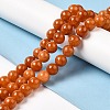 Natural Dyed White Jade Beads Strands G-M402-C04-07-2