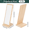 12-Slot Wood Necklaces Organizer Display Stands NDIS-WH20003-01C-2