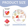 20Pcs UV Plating Opaque Acrylic Imitation Jelly Beads OACR-TADJ0001-09A-2