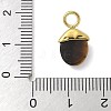 304 Stainless Steel Natural Tiger Eye Pendants STAS-L277-07G-01-3