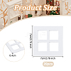 Mini Wood Dollhouse Window Furniture Accessories AJEW-WH0567-99-2