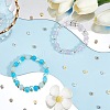 1200Pcs 4 Styles CCB Plastic Spacer Beads CCB-SP0001-07-3