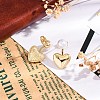 Rack Plating Brass Stud Earrings for Women EJEW-C125-22G-3