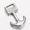 Non-Tarnish 304 Stainless Steel Anchor Hook Clasps STAS-D166-14P-2