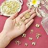 40Pcs 10 Styles Rack Plating Alloy Pendants FIND-CJ0003-93-4
