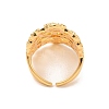 Brass Micro Pave Cubic Zirconia Rings RJEW-R146-01G-2