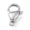 Tarnish Resistant 316 Surgical Stainless Steel Lobster Claw Clasps STAS-M281-01P-F-1