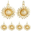 10Pcs Brass Pendants KK-BBC0020-54-1