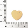 Ion Plating(IP) 304 Stainless Steel Pendants STAS-K270-05G-3