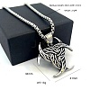 European 304 Stainless Steel Viking Trinity Knot Pendant Necklaces ND3231-6