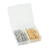 180Pcs 2 Colors Iron Eye Pins IFIN-FS0001-39-6