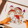 Plastic Reusable Drawing Painting Stencils Templates DIY-WH0172-541-5