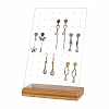 Acrylic Earring Displays EDIS-WH0009-06B-1