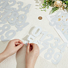 5Sheets 2 Styles PET Reflective Self Adhesive Stickers STIC-SP0001-22-3
