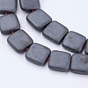 Non-magnetic Synthetic Hematite Beads Strands G-P341-42F-8x8x3mm-1