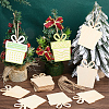 3 Sets Wooden Pendant Decorations WOOD-SC0001-86C-4