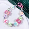 30Pcs Gradient Color Opaque Resin Beads RESI-CJ0003-09-6
