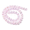 Plating Natural Selenite Beads Strands G-G120-A01-02-01-3