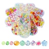 425Pcs Transparent Acrylic Beads MACR-YW0003-40-1